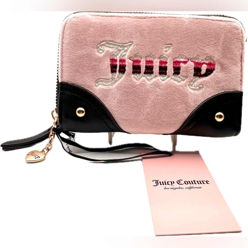 VERY CUTE Juicy Couture Bifold Velour Wallet, NWT